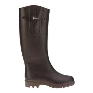 Image of Aigle Aiglentine Wellington Boots (Women's) - Brown