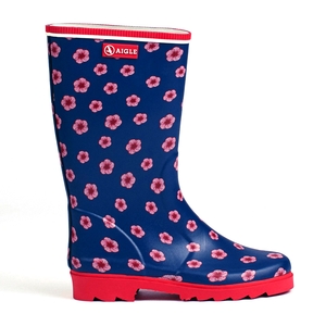 Image of Aigle Ambrine Print Wellingtons (Women's) - Fancy