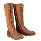 Aigle Chantelace Sheepskin Laced Leather Boot (Women's)Gold (Light Brown)