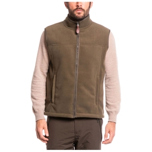 Image of Aigle Crakebill Fleece Gilet - Kaki / Beige