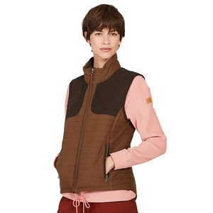 Image of Aigle Luyne Lady Quilted Gilet (Women's) - Brown