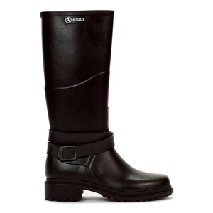 Image of Aigle Macadames Womens Rubber Boots (Women's) - Noir