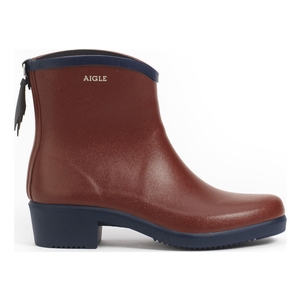 Image of Aigle Miss Juliette Bottillon Ankle Boots (Women's) - Auburn/Indigo