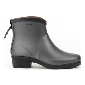Image of Aigle Miss Juliette Bottillon Fur Ankle Boots (Women's) - Metallic