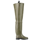 Image of Aigle Nylspinning Waders - Kaki