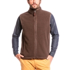 Image of Aigle Shepper Polartec Sheepskin Fleece Gilet - Mouton Marron Chine