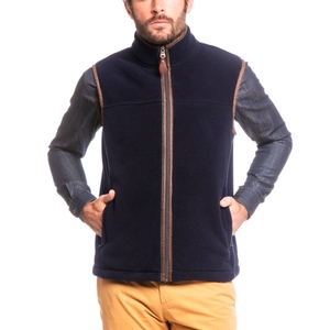 Image of Aigle Shepper Polartec Sheepskin Fleece Gilet - Night Blue
