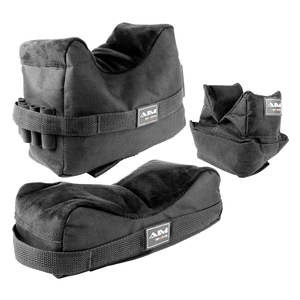 Image of Aim Sports Front & Rear Shooting Bags - Black