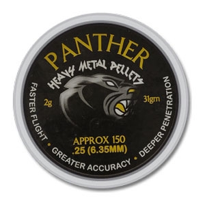 Image of AirForceOne Panther Heavy Metal .25 Pellets x 150