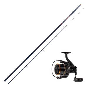 Image of Akios 2 Piece Krave KX390 Beach/Estuary Rod - 13ft / 3.9m - 100-168g (3.5-6oz) with Krave KX8 Reel