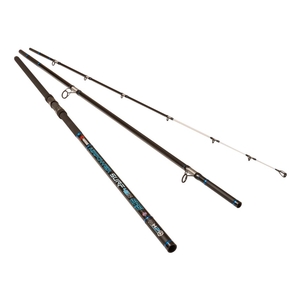 Image of Akios 3 Piece Airpower Surf 435 SRS Continental Rod - 4.35m 14ft 6in - 112-225g (4-8oz)Multiplier & Fixed Spool - MK11Black Edition - Black
