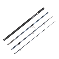 Akios 4 Piece Powerhouse Lure & Bait Travel Rod - 9ft 6in - 50-160g