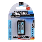 Image of Ansmann 9V E-Block - 1 x 250 mAh - Max e NiHM Rechargeable Batteries