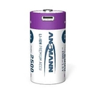 Image of Ansmann Li-ion USB-C 1.5V Rechargeable Batteries - C