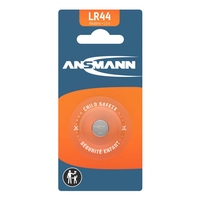 Ansmann LR44 - 1x Alkaline 1.5V Coin Battery