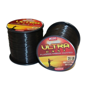 Image of Asso Ultra Cast Sea Fishing Line - 4oz Spool - Black