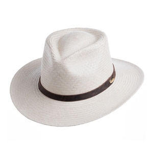 Image of Barmah Outback Fine Raffia Hat - Natural