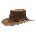 Image of Barmah Squashy Cow Suede Hat - Hickory