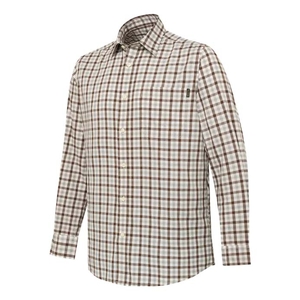 Image of Beretta Bryggen Shirt - Grey & Brown Check