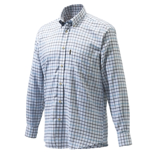Image of Beretta Classic Shirt - White/Black/Brown Check