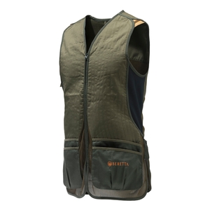 Image of Beretta DT11 Cotton Slide Vest - Dark Olive & Forest Night