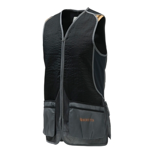 Image of Beretta DT11 Cotton Slide Vest - Black/Grey