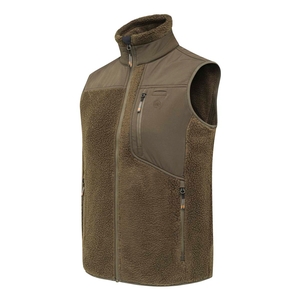 Image of Beretta Halifax Sherpa Fleece Vest - Green Moss