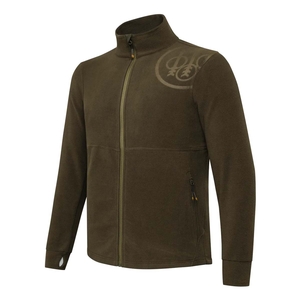 Image of Beretta HP Logo Full Zip Fleece - Green Moss