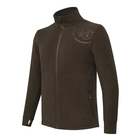 Image of Beretta HP Logo Full Zip Fleece - Brown Bark