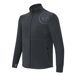 Image of Beretta HP Logo Full Zip Fleece - Ebony