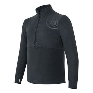 Image of Beretta HP Logo Half Zip Fleece - Ebony