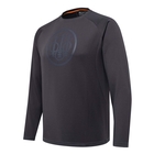 Image of Beretta Ortles LS T-Shirt - Charcoal
