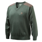 Image of Beretta Pheasant V Neck Sweater - Green