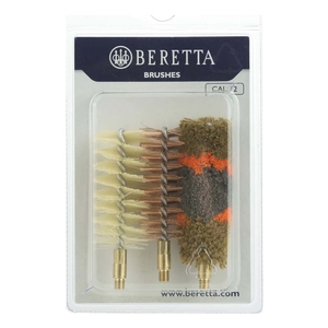 Image of Beretta Set of 3 Shotgun Brushes - 12g (Bronze) - Yellow/Magenta/Orange