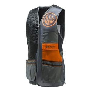 Image of Beretta Sporting EVO Vest - Grey Castlerock & Black & Orange