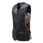 Image of Beretta Sporting Vest - R/H - Black & Orange