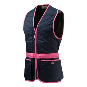 Image of Beretta Trap Cotton Vest (Women's) - Ambidextrous - Blue & Pink