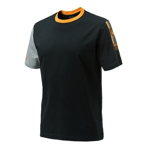 Image of Beretta Victory Corporate SS T-Shirt - Black & Orange