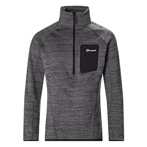 Image of Berghaus Tulach 2.0 Half Zip Fleece (Men's) - Light Jet Black Marl