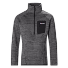 Image of Berghaus Tulach 2.0 Half Zip Fleece (Men's) - Light Jet Black Marl