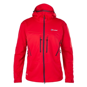Image of Berghaus Winter Valparola Softshell Jacket (Men's) - Red