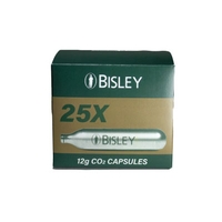 Bisley 12g CO2 Capsules - 25 Boxed