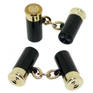 Image of Bisley Cartridge Cufflinks - Black