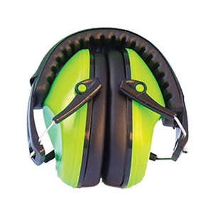 Image of Bisley Compact Hearing Protectors - Luminous Green