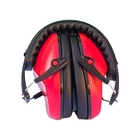 Image of Bisley Compact Hearing Protectors - Red