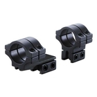 Image of BKL 2 Piece Double Strap Offset Medium 30mm Mount - Black