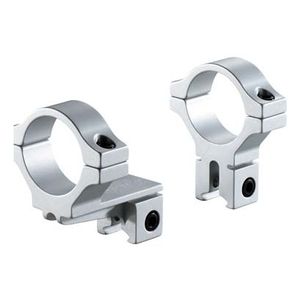 Image of BKL 2 Piece Single Strap Offset Medium 30mm Mount - Silver