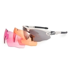 Image of Bloc Shooting Glasses - Putty Frame - Grey/Orange/Pink Lenses