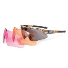 Image of Bloc Shooting Glasses - Camo Frame - Grey/Orange/Pink Lenses