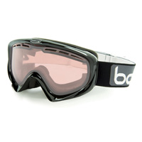 Image of Bolle Y6 Ski Goggles - Black (Frame), Modulator Vermillion (Lens)